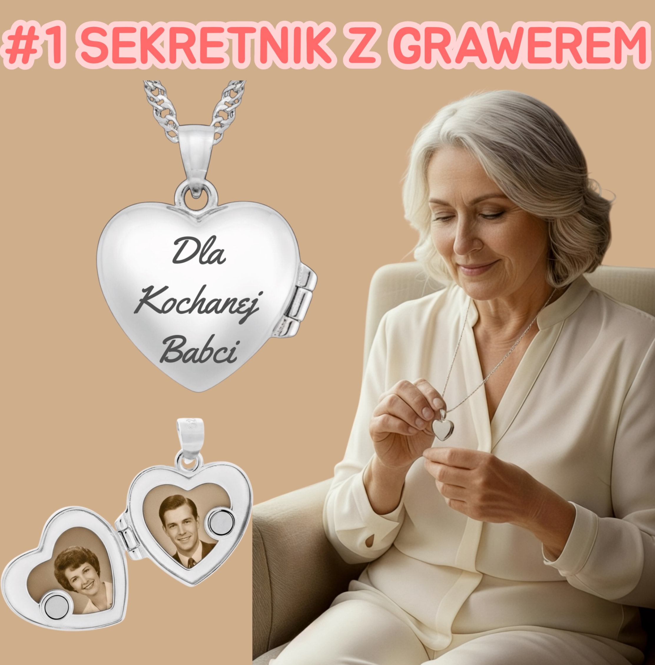 Sekretnik z Grawerem na Dzień Babci | grawerekspres.pl