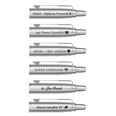 Parker Jotter Stalowy CT z Grawerem – Personalizowany Prezent na Zakończenie Szkoły
