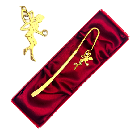 Zakładka do książek - pozłacany elf – Oryginalny i personalizowany prezent dla miłośnika czytania