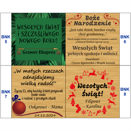 Kremowe pudełko welurowe z białym atłasem + złota tabliczka z dedykacją