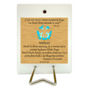 Personalizowana Pamiątka Bierzmowania Obrazek 9×11 cm „Niech zstąpi Duch Twój” | Personalizowany Prezent na Bierzmowanie od Rodziców, Babci i Chrzestnych | 