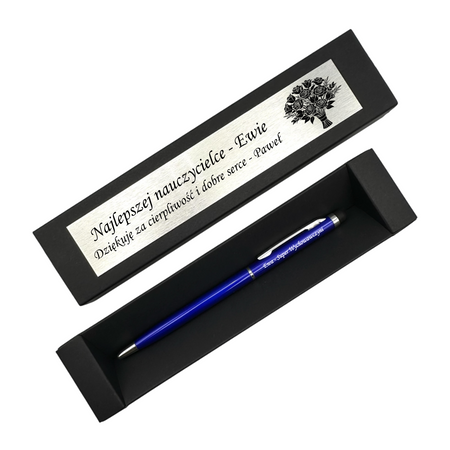 Personalizowany Długopis Touch Tip z Grawerem – Zestaw w Pudełku z Dedykacją