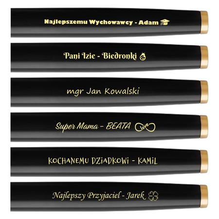 Personalizowany Pióro Wieczne Parker IM GT Czarne z Grawerem – Personalizowany Prezent dla Prawnika, Nauczyciela, Księdza, Szefa i Dyrektora, Idealny Upominek na Urodziny, Jubileusz, Zakończenie Roku Szkolnego oraz Awans