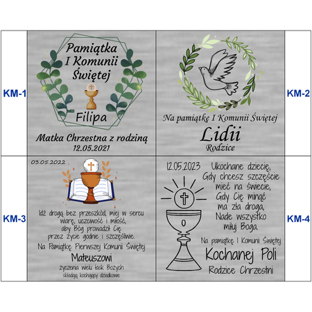 Komunijny Różaniec z Opalizującymi Kryształkami - Prezent na Chrzest, Komunię, Bierzmowanie