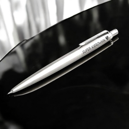 Ołówek Parker Jotter CT Stalowy z Grawerem – Personalizowany Prezent Firmowy i Okolicznościowy