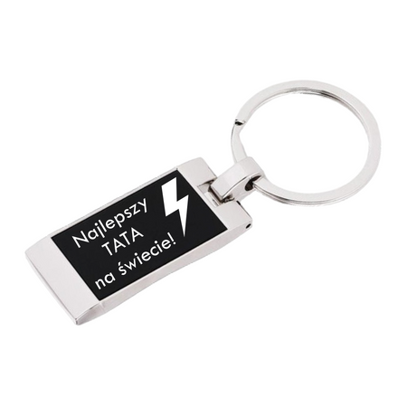 Personalizowany  Prezent na Rocznicę, Walentynki, Dzień Chłopaka  - Brelok z Grawerem 