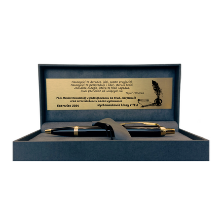 Długopis Parker IM Czarny GT – Wyjątkowy Prezent Personalizowany z Grawerem na Uroczystości