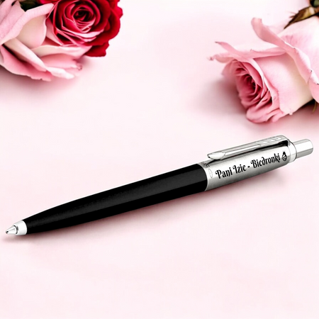 Długopis Parker Jotter Czarny CT z Grawerem – Personalizowany Prezent na Zakończenie Roku