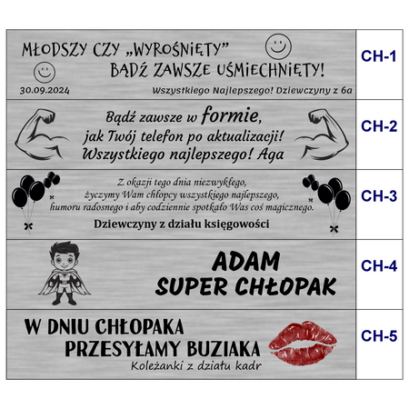 Długopis aluminiowy czarny Grawer Dedykacja Prezent dla Chłopaka