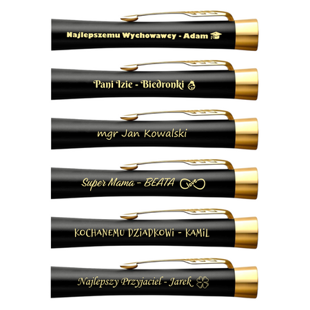 Parker Urban GT – Długopis Czarny z Grawerem i Dedykacją, Prezent Firmowy i Okolicznościowy