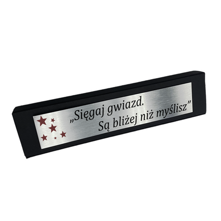 Długopis aluminiowy czarny Grawer Dedykacja LOGO Gadżet Firmowy