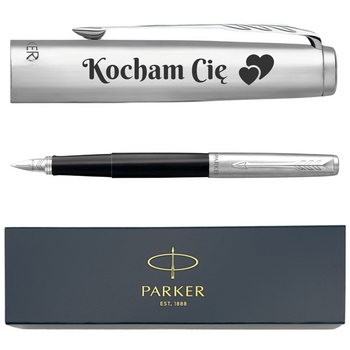 Pióro Wieczne Parker z Grawerem Jotter Specjal CT Czarne – Personalizowany Prezent na Urodziny, Imieniny, Dzień Nauczyciela, dla Ucznia, Absolwenta, na Zakończenie Szkoły i Prezent Biznesowy