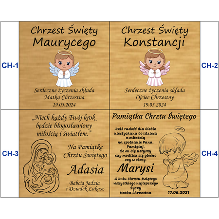 Złoty Medalik 585 z Matką Boską – Łańcuszek Singapur z Grawerem w Pudełku z Dedykacją