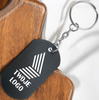 Personalizowany Brelok Nieśmiertelnik do Kluczy z Grawerem - Idealny Prezent