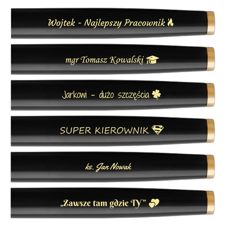 Personalizowany Pióro Wieczne Parker IM GT Czarne z Grawerem – Personalizowany Prezent dla Prawnika, Nauczyciela, Księdza, Szefa i Dyrektora, Idealny Upominek na Urodziny, Jubileusz, Zakończenie Roku Szkolnego oraz Awans