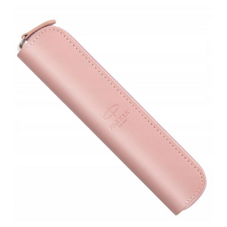 Eleganckie Etui Parker Różowe – Skórzany Pokrowiec na Pióro i Długopis