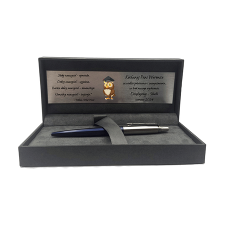 Elegancki Długopis Parker Royal Blue CT z Dedykacją – Upominek na Urodziny i Święta