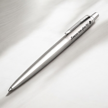 Parker Jotter Stalowy CT z Grawerem – Personalizowany Prezent na Zakończenie Szkoły