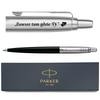 Personalizowany Długopis Parker Jotter z Grawerem Czarny CT – Prezent na Zakończenie Roku, dla Nauczyciela, Maturzysty