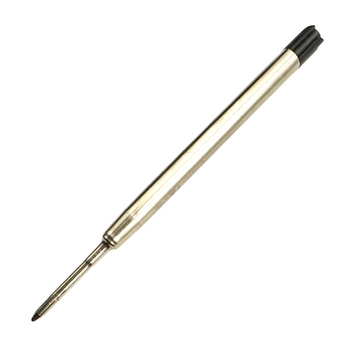 Wkład do długopisu Titanum M – metalowy, czarny, 0,7 mm, wielkopojemny
