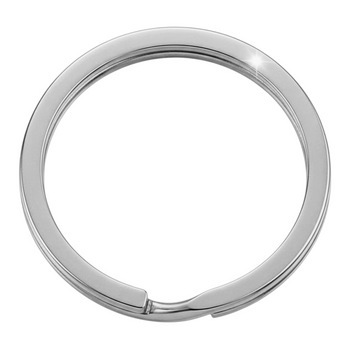 Kółko ze stali nierdzewnej srebrne