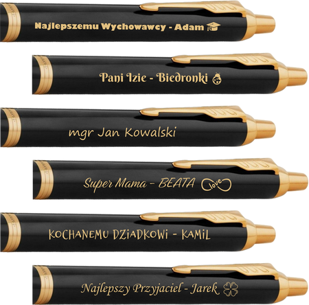 Długopis Parker IM GT z Grawerem – Elegancki Personalizowany Prezent dla Promotora, Nauczyciela, Szefa, Maturzysty, Lekarza
