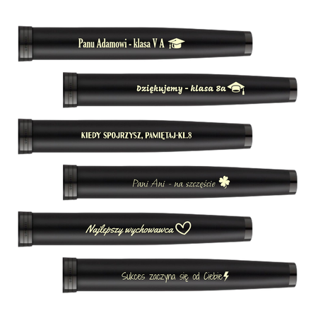 Pióro Wieczne Parker IM Achromatic Czarny z Grawerem – Prezent dla Szefa, Nauczyciela, Lekarza i Prawnika