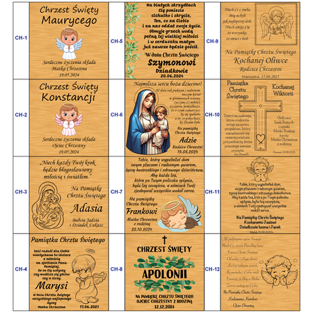 Krzyż stalowy czarno-złoty z grawerem GRATIS – łańcuszek pancerka 60 cm w pudełku prezentowym
