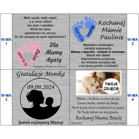Romantyczny naszyjnik serce srebrne z cyrkoniami, grawer i dedykacja na tabliczce