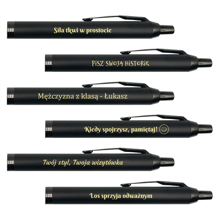Długopis Parker IM Achromatic Czarny z Grawerem – Elegancki Personalizowany Prezent dla Szefa, Nauczyciela, Lekarza, Prawnika