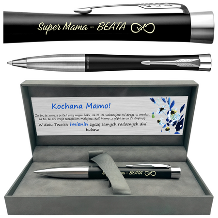 Długopis Parker Urban CT z Grawerem – Personalizowany Prezent w Pudełku Prestige z Dedykacją