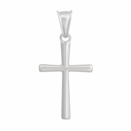 Srebrny Krzyżyk Minimalistyczny Próby 925 – Prezent na Chrzest, Komunię, Bierzmowanie