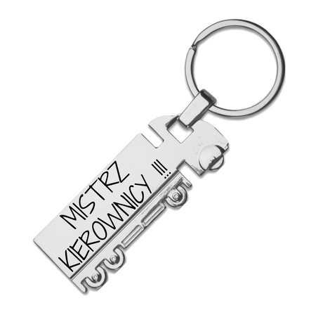  Brelok w kształcie Cieżarówki TIR-a - Grawerowany Prezent dla Kierowcy 