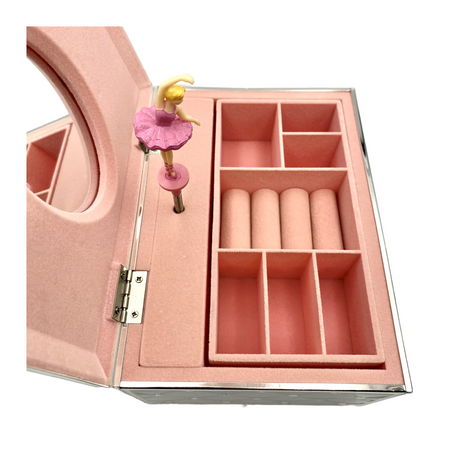 Szkatułka Pozytywka Zilverstad – Elegancki Prezent dla Dziewczynki na Chrzest i Urodziny