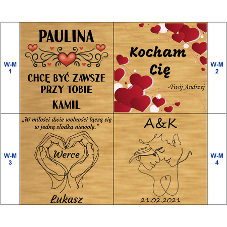 Złoty Naszyjnik Serduszko 585 z Grawerem – Łańcuszek Singapur w Pudełku z Dedykacją