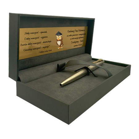 Długopis Parker Jotter GT Stalowy w Pudełku z Grawerem – Prezent z Dedykacją