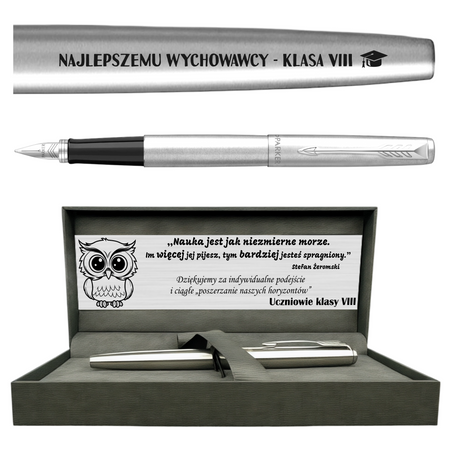 Personalizowane Pióro Wieczne Parker Jotter CT – Stalowe z Grawerem, Prezent Biznesowy i Jubileuszowy