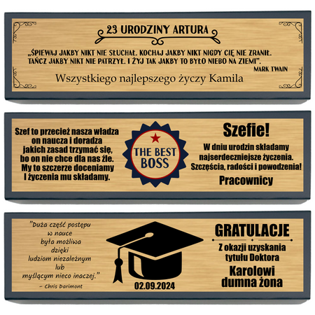 Zestaw Parker IM Czarny GT – Pióro i Długopis z Grawerem w Pudełku z Dedykacją