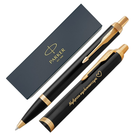 Długopis Parker IM GT z Grawerem – Elegancki Personalizowany Prezent dla Promotora, Nauczyciela, Szefa, Maturzysty, Lekarza