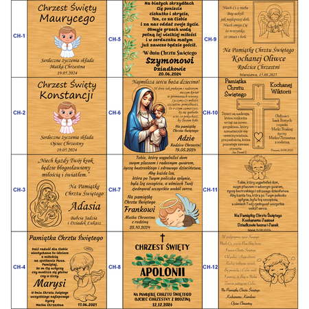 Czarne pudełko welurowe z atłasem + złota tabliczka z dedykacją