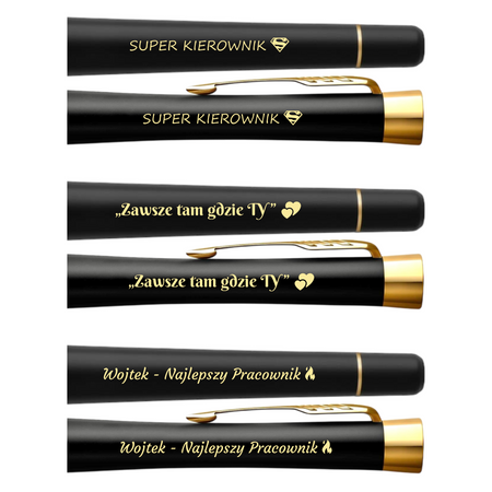 Elegancki Zestaw Parker Urban GT Pióro i Długopis z Grawerem i Dedykacją - Personalizowany Prezent dla Księdza, Nauczyciela, Magistra, Doktora i na Awans