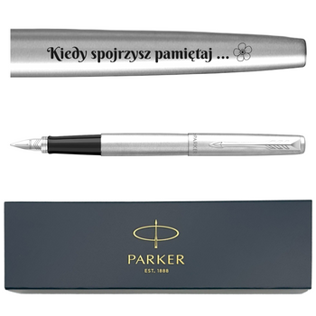 Pióro Wieczne Parker Jotter CT z Grawerem Stalowe | Prezent na Maturę, Zakończenie Szkoły, Zakończenie Studiów, Obronę Licencjatu