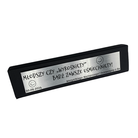 Długopis aluminiowy grafitowy Grawer Dedykacja Prezent dla Chłopaka