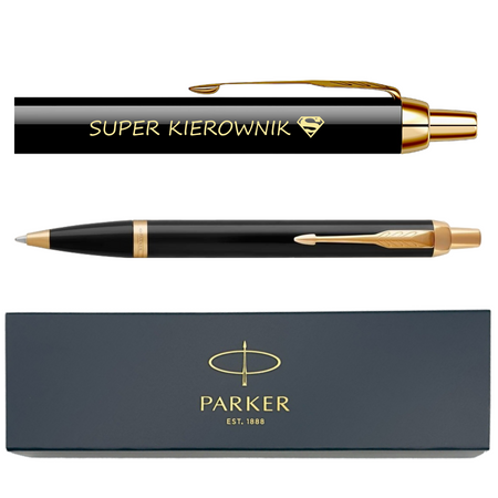 Długopis Parker IM GT z Grawerem – Elegancki Personalizowany Prezent dla Promotora, Nauczyciela, Szefa, Maturzysty, Lekarza