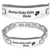Personalizowana Bransoleta Męska 22 cm – Stal Szlachetna 316L z Grawerem