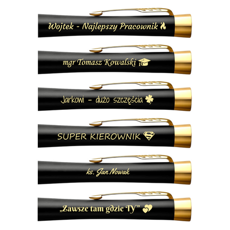 Ekskluzywny Długopis Parker Urban GT Czarny Matowy z Grawerem w Pudełku – Upominek Premium