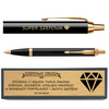 Długopis Parker IM Czarny GT z Grawerem – Personalizowany Prezent w Pudełku z Tabliczką Dedykacyjną