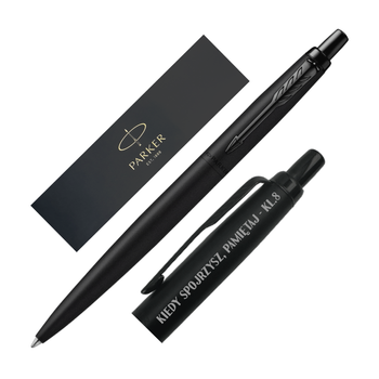 Długopis Parker Jotter XL Monochrome Czarny z Grawerem – Personalizowany Prezent na Zakończenie Roku