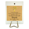 Personalizowana Pamiątka Bierzmowania Obrazek 9×11 cm „Niech zstąpi Duch Twój” | Personalizowany Prezent na Bierzmowanie od Rodziców, Babci i Chrzestnych | 