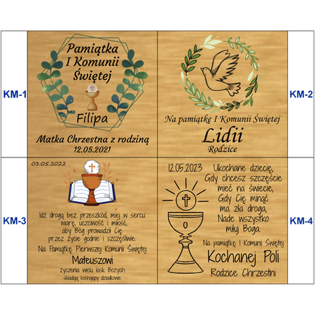 Złoty Medalik 585 z Matką Boską Fatimską w Okręgu – Łańcuszek Ankier w Pudełku z Dedykacją